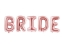 Obrázok z Foliový nápis Bride - ružovozlatý 280 x 86 cm