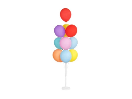 Levně Stojan na balonky bílý - 160 cm