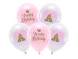 Obrázok z Latexové balóniky Princess Life - Happy Birthday 26 cm - 5 ks