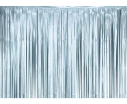Obrázok z Party záves - saténový modrý 100 x 200 cm