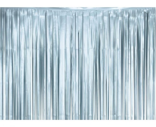 Levně Party závěs - saténový modrý 100 x 200 cm