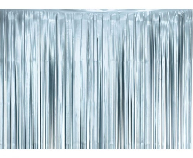 Obrázok z Party záves - saténový modrý 100 x 200 cm