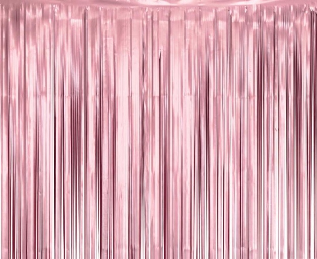 Obrázok z Party závěs - saténový růžový 100 x 200 cm