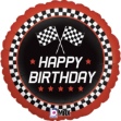 Obrázek Foliový balonek - závodní - Happy Birthday 46 cm