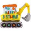 Obrázok z Fóliový balónik - bager - Happy Birthday 79 cm
