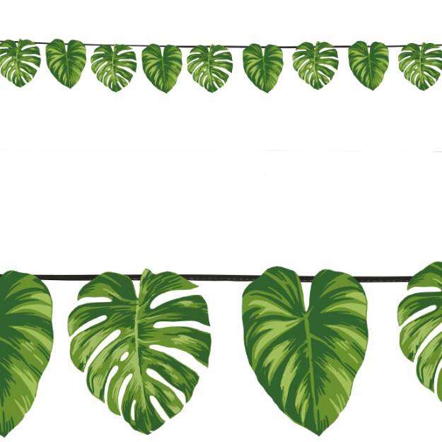 Obrázok z Papierová girlanda - palmové listy 300 cm