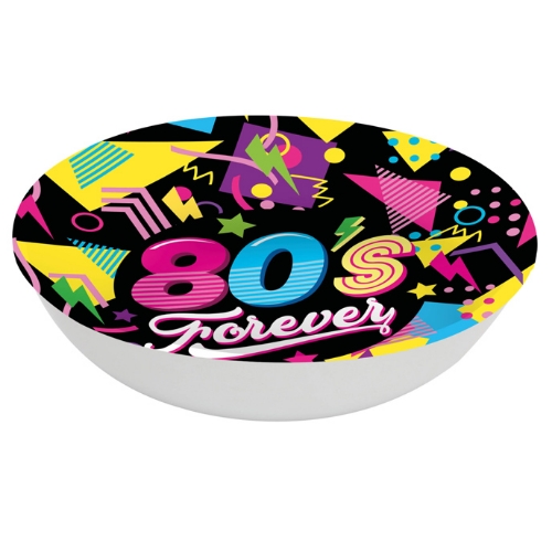 Levně Plastová miska Disco 80s - 32 cm