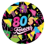 Obrázok z Plastová miska Disco 80s - 32 cm
