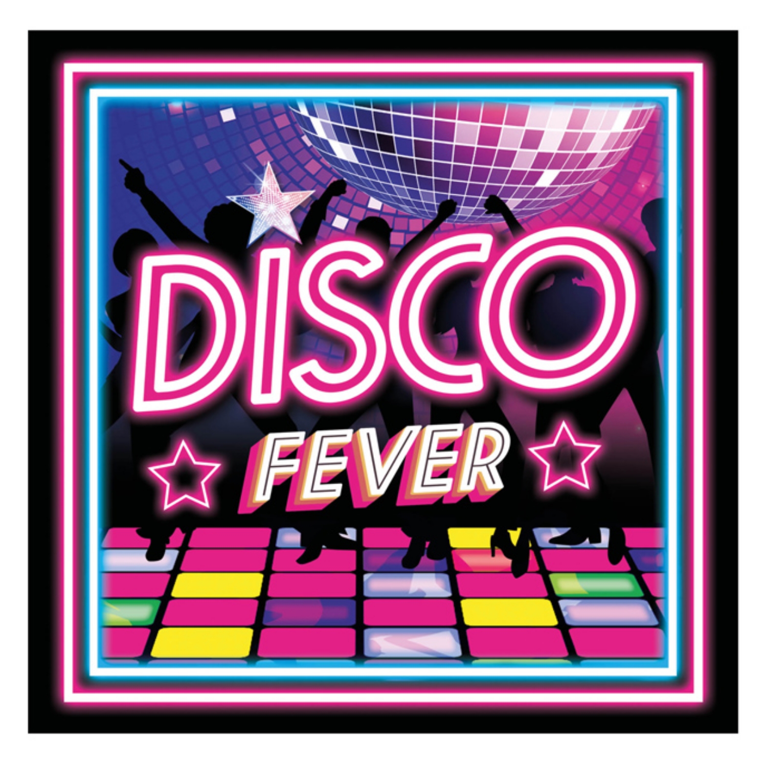 Levně Papírové ubrousky Disco Fever