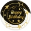 Obrázek Papírové talíře Happy Birthday - Stars - 23 cm, 6 ks 