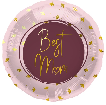 Obrázek Foliový balonek Best Mum 45 cm