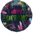 Picture of Foliový balonek Happy Birthday - Neon Tropical 45 cm