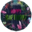 Obrázek Foliový balonek Happy Birthday - Neon Tropical 45 cm