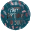 Obrázok z Fóliový balónik Chique Petrol - Happy Birthday To You - 45 cm
