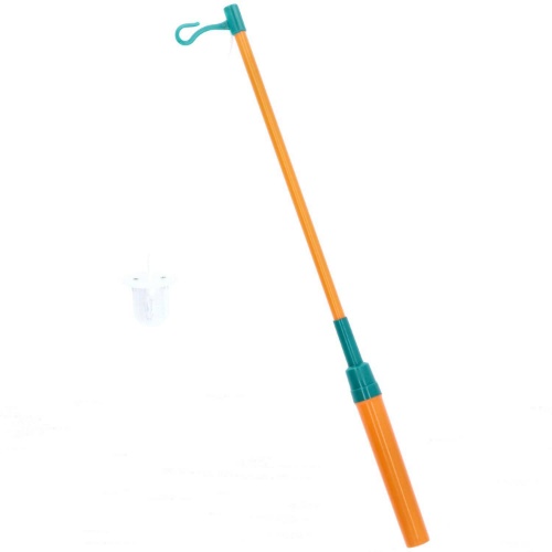 Levně Svítící tyčka na lampiony 40 cm - oranžovo tyrkysová