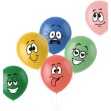 Picture of Latexové balonky Funny Faces 6 ks 