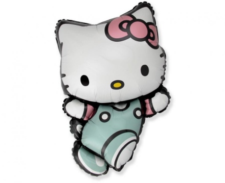 Obrázek Foliový balonek Hello Kitty - světle růžová 53 x 80 cm 