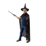 Obrázok z Čarodejnícky plášť s klobúkom - farebný