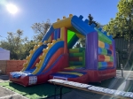 Obrázek z Profi skákací hrad Kostky se skluzavkou 4 x 5 m (pronájem Praha) 