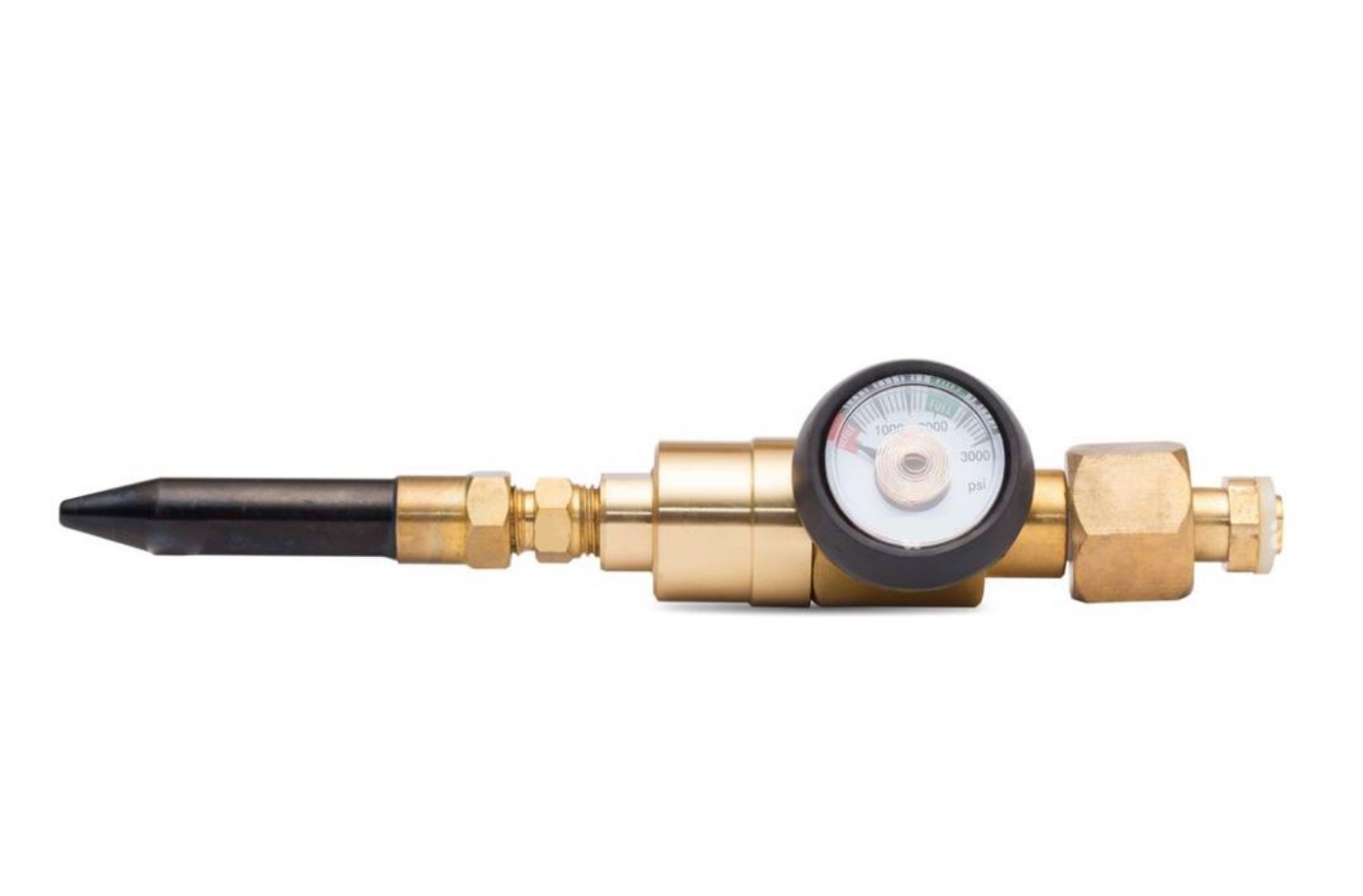 Ventil na helium s budíkem