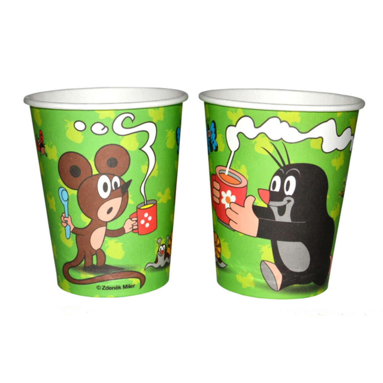 Papírové kelímky Krtek - 6 ks, 250 ml