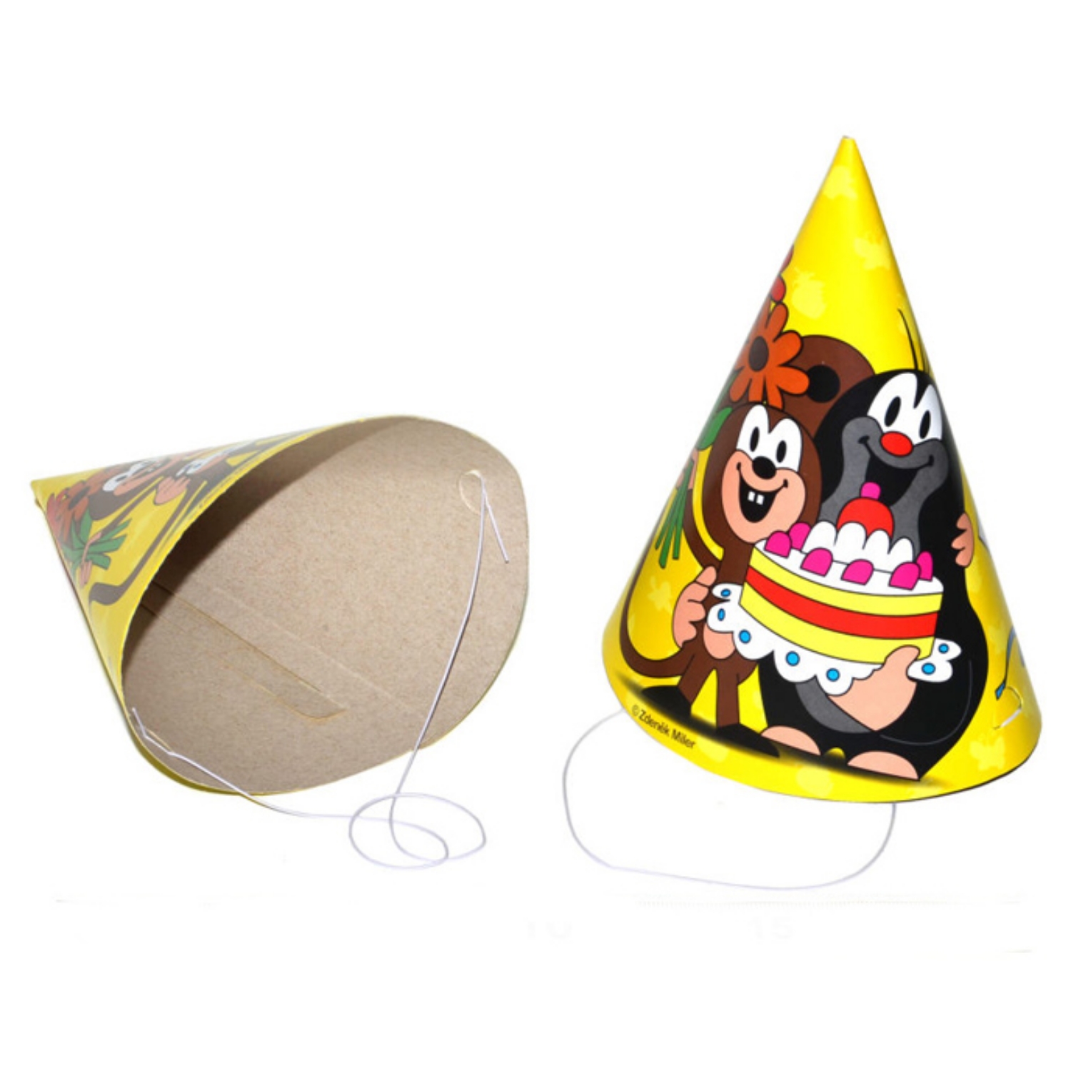 Party čepičky Krtek 6 ks