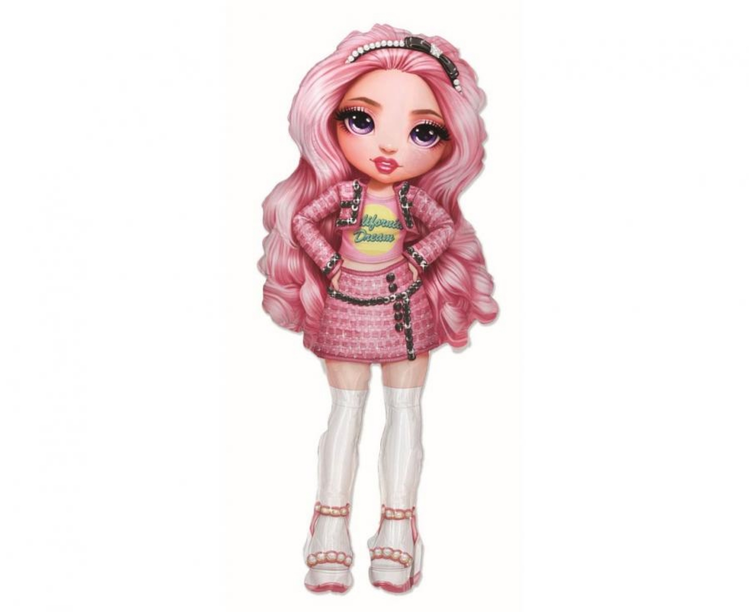 Foliový balonek Rainbow High: Bella Parker 110 cm