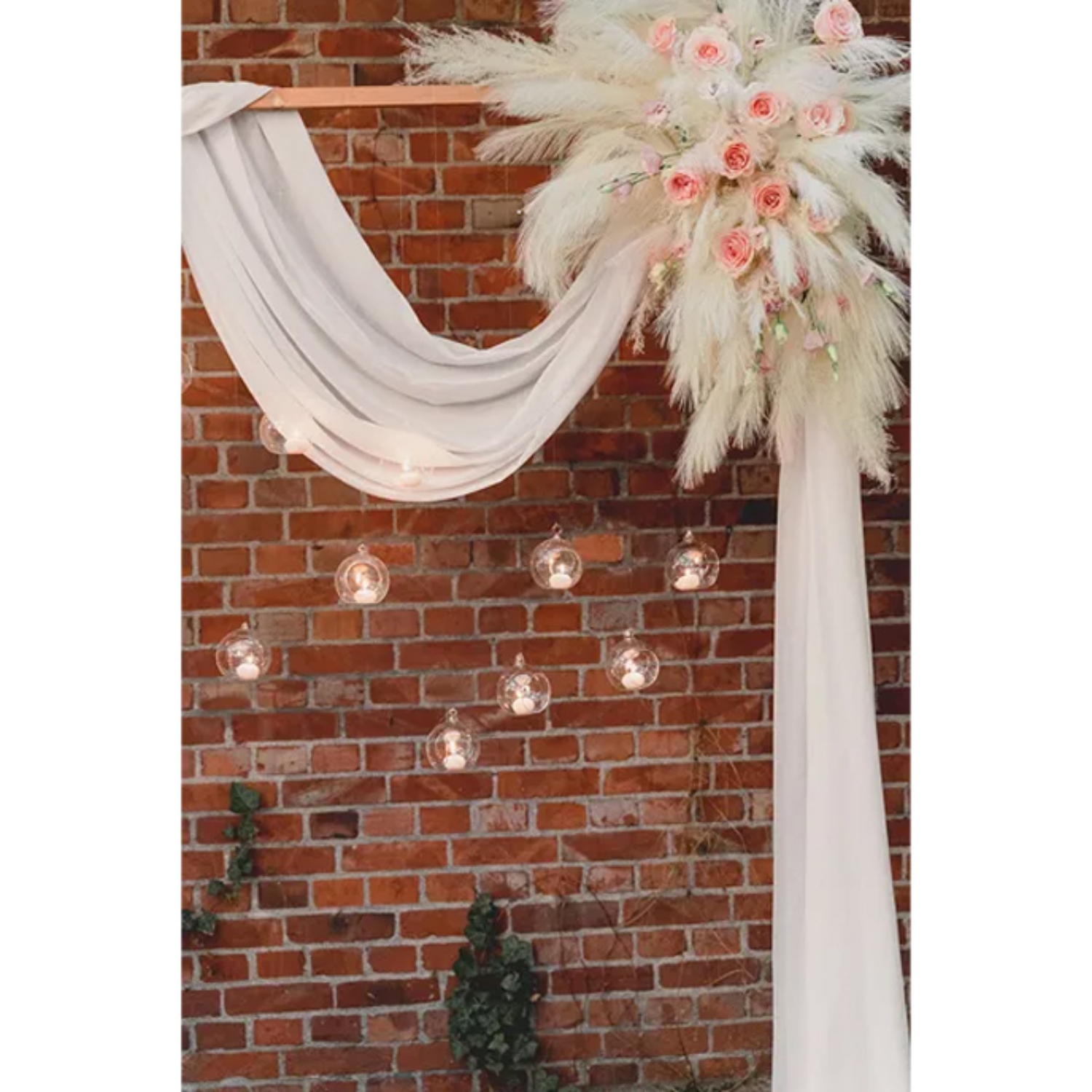 Dekorační látka bílá - 1,4 x 10 m