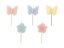 Obrázok z Sviečky motýliky a kvietky 5 ks, 3,5 cm
