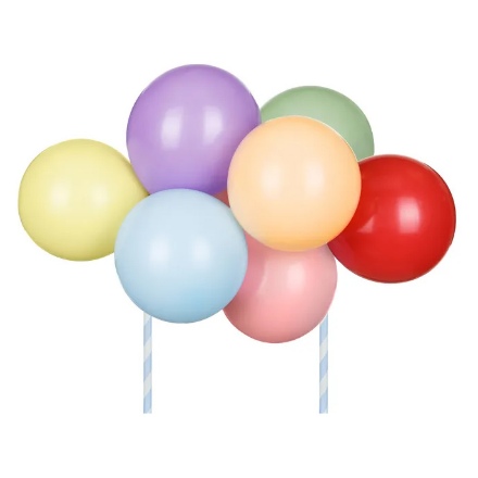 Obrázek Dekorace na dort - balonky 29 cm