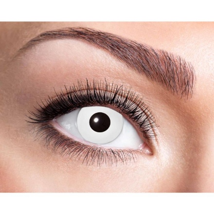 Picture of White Zombie White Color Contact Lenses Set