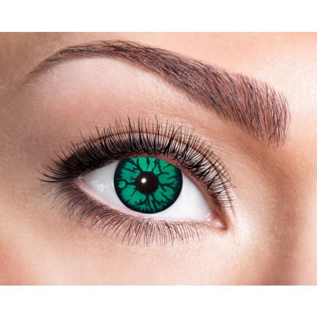 Obrázok z Farebné kontaktné šošovky - zelené monstrum