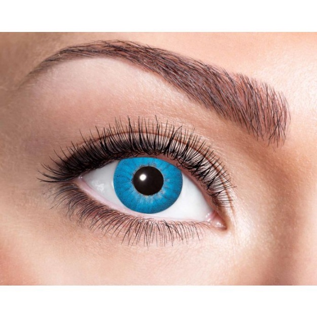Obrázok z Farebné kontaktné šošovky - žiarivo modré
