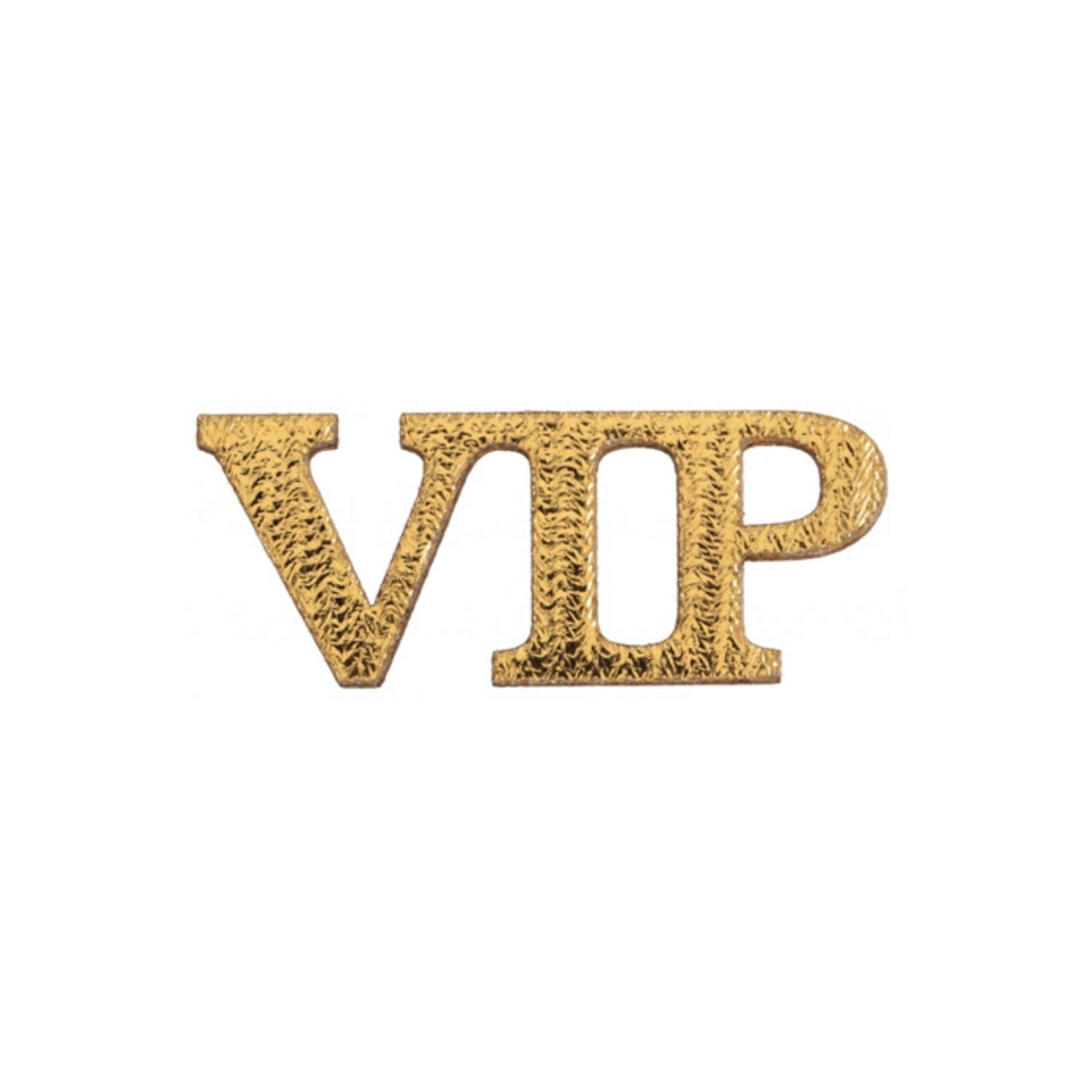 Levně Dřevěné konfety VIP 10 ks - 5 x 2 cm