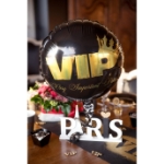 Obrázok z Fóliový balónik VIP s korunkou - 45 cm