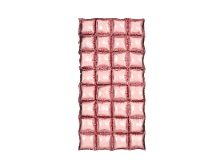 Obrázek Foto pozadí - nafukovací mozaika rosegold  72 x 143 cm