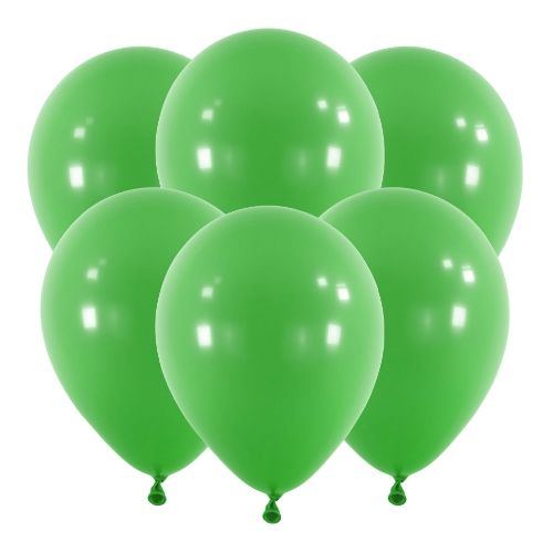 Levně Latexové balonky 30 cm - zelené, 6 ks