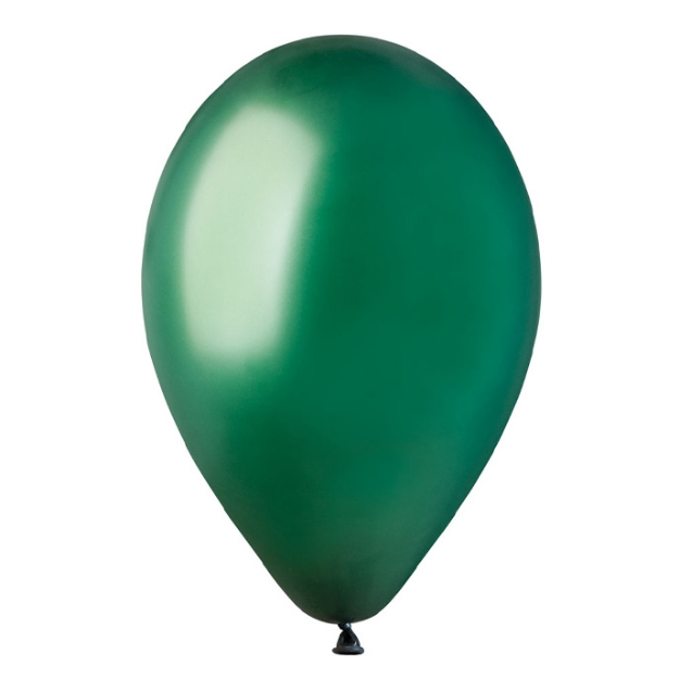 Obrázek Balonky Gemar Smaragdově zelené 30 cm - 100 ks  