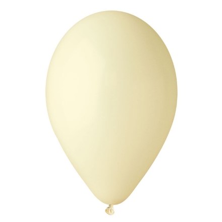 Obrázek Balonky Gemar máslově krémové 30 cm - 100 ks 