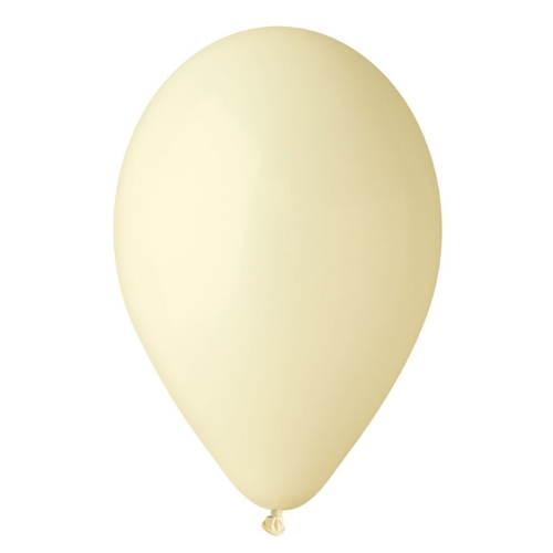 Levně Balonky Gemar máslově krémové 30 cm - 100 ks