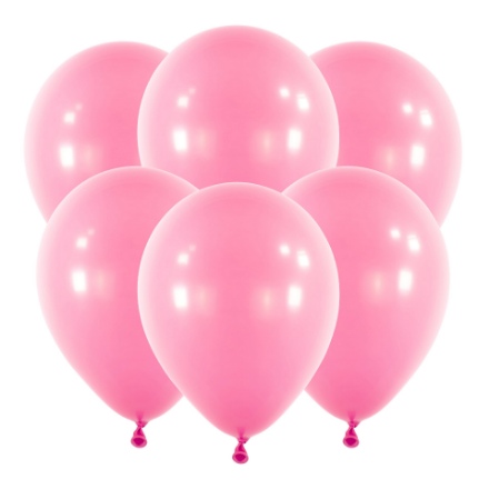 Obrázek Latexové balonky 30 cm - růžové, 6 ks