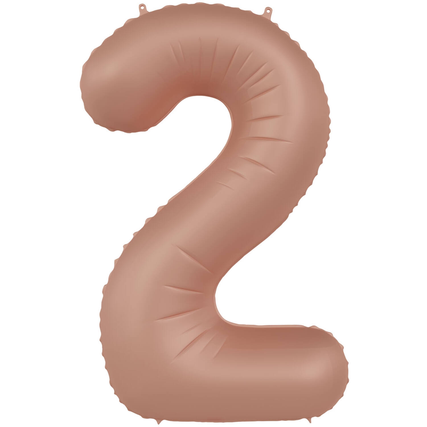 Foliová číslice - saténově starorůžová 2 - 86 cm