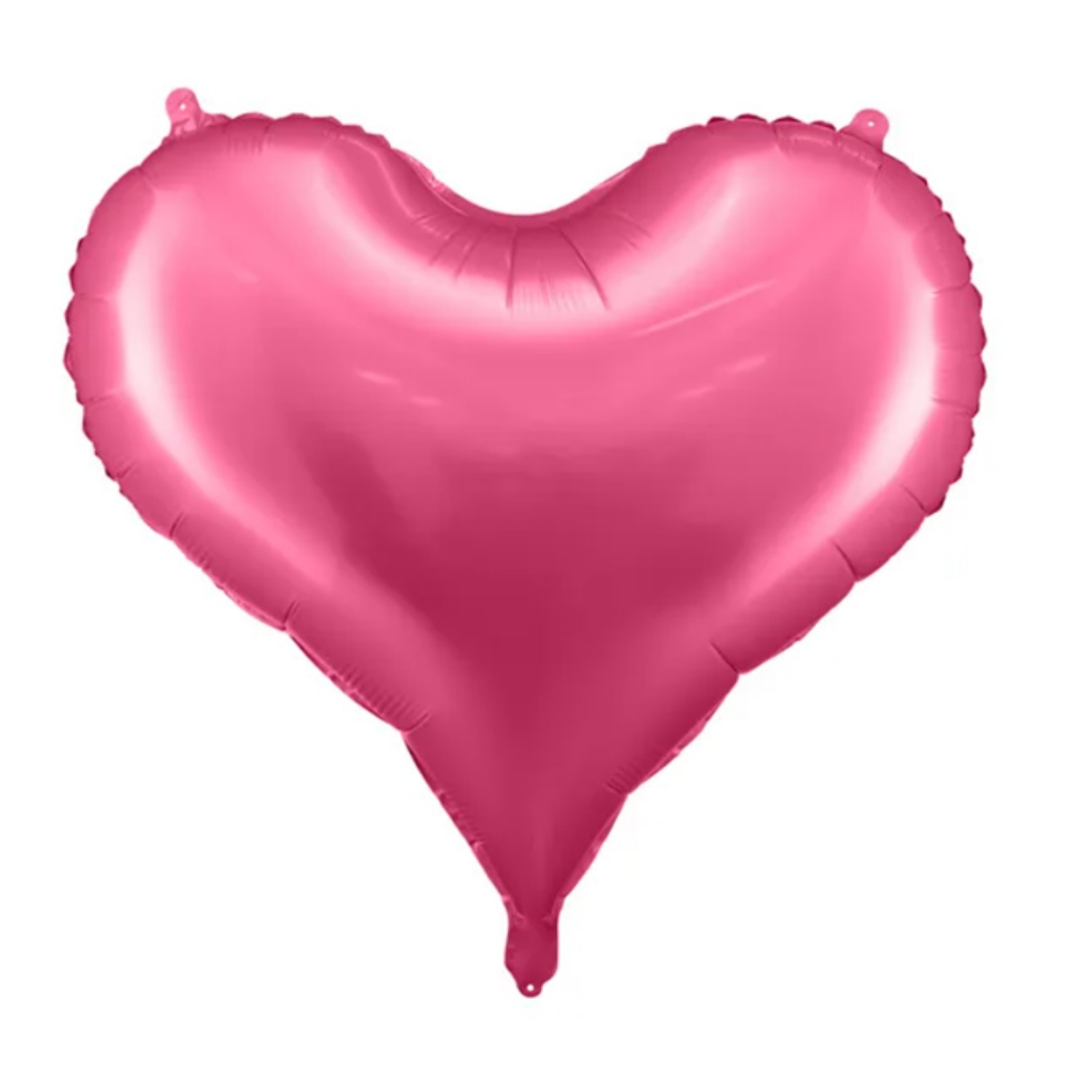 Foliový balonek srdce tmavě růžové 75 x 64,5 cm