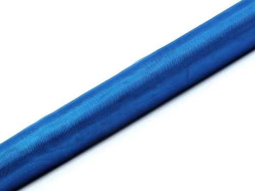 Levně Organza 36 cm x 9 m středně tmavě modrá