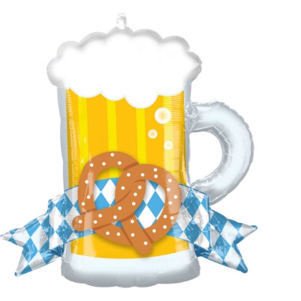Obrázek Foliový balonek pivo s preclíkem 66 cm x 63 cm