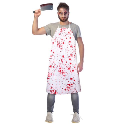 Levně Krvavá řeznická zástěra, Halloween doplněk