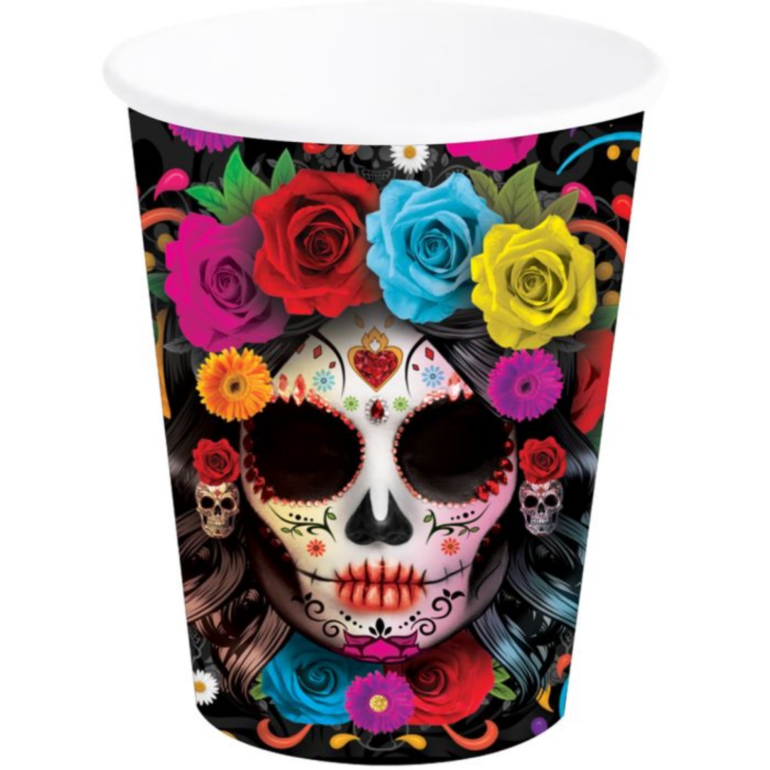 Levně Papírové kelímky Day of the dead 6 ks