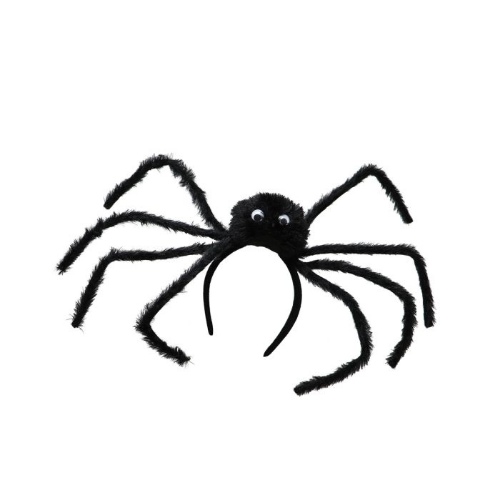Levně Čelenka na Halloween - pavouk 51 cm