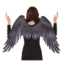 Obrázek Andělská křídla černá - látková 100 x 70 cm 