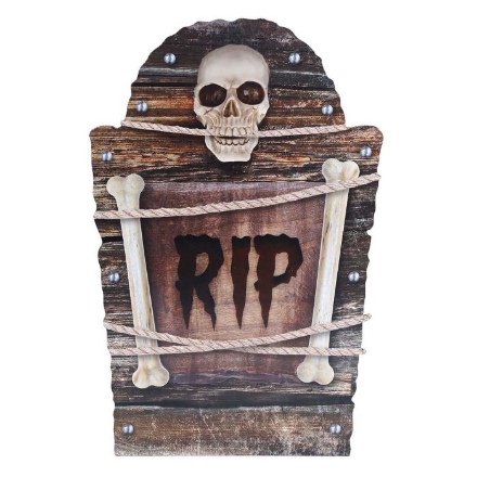 Obrázek Halloweenská dekorace - tabule náhrobek R.I.P.